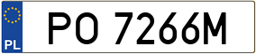 Truck License Plate